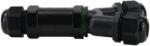 Tracon Electric Tömítőszelencés kábeltoldó, Y-elágazó 0.5-4 mm2, IP68, PC+PA6.6, 3P, 450VAC, 24A (CST4-Y3P)