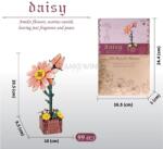 Orui Toys Puzzle 3D din Lemn 99 Piese - Margarete in Ghiveci (1203)