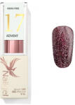  Advent 17 - gél lakk 8 ml - csillámos bordó -