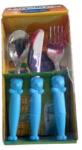 Eme Set 3 piese tacamuri copii Pappallegra ursulet albastru (CA3PL/63) Tacam