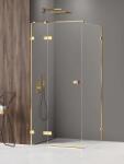 NEW TRENDY Avexa GOLD SHINE egy ajtós szögletes zuhanykabin Méret: EXK-1681 120X70x200 1 J