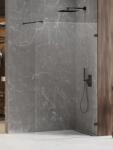 NEW TRENDY Avexa BLACK WALK-IN zuhanyfal Méret: EXK-1966 130x200 6 mm