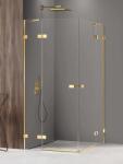 NEW TRENDY Avexa GOLD SHINE két ajtós szögletes zuhanykabin Méret: EXK-1704 120x80x200