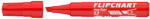 ICO Flipchart marker vízbázisú 1-4mm, vágott Artip 12 piros (9580002004) - irodaszerpiac