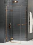 NEW TRENDY Avexa BRONZ szögletes zuhanykabin törölközőtartóval Méret: EXK-3633 120x110x200 1 B
