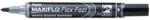 Pentel Táblamarker 1-5mm, hajlékony hegyű Pentel Maxiflo Flex Feel fekete (MWL5SBFAX) - irodaszerpiac
