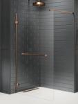NEW TRENDY Avexa BRONZ WALK-IN zuhanyfal törölközőtartóval Méret: EXK-3790 130x200 8 mm