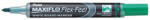 Pentel Táblamarker 1-5mm, hajlékony hegyű Pentel Maxiflo Flex Feel zöld (MWL5SBFDX) - irodaszerpiac