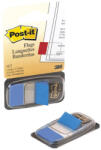 3M Jelölőcímke 25, 4x43, 2mm, 50lap műanyag, 3M 680-2 kék (5103686) - irodaszerpiac