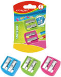 Keyroad Hegyező 2 lyukú 2 db/bliszter Keyroad Easy-sharp vegyes színek (43631) - irodaszerpiac