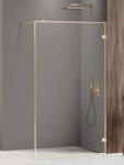 NEW TRENDY Avexa GOLD SHINE WALK-IN keretes zuhanyfal Méret: EXK-4319 130x200