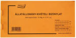 Nyomell Állatállomány kivételi bizonylat 25x4 pld D. Mg. 4-11/V (NYOMTDMG411V) - irodaszerpiac