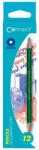 Connect Tintaceruza Connect piros-kék permanent (zöld testtel) (47849) - irodaszerpiac