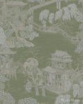 SketchTwenty Chelsea 2023 CH01327 keleti zöld grafikus tapéta (CH01327)