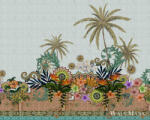 AS Creation Walls by Patel 3 DD121844 zöld oriental garde 3 digitális panel (DD121844)
