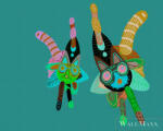 AS Creation Walls by Patel 3 dd121928 kék LOONEYLAND 3 digitális panel (dd121928)