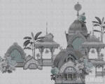 AS Creation Walls by Patel 3 DD121832 kék jaipur 3 digitális panel (DD121832)