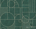 AS Creation My Home My Spa 38699-3|Grafikus jellegű zöld geometriai mintás tapéta (38699-3)