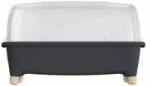 Prosperplast Palántanevelő RESPANA PLANTER WOOD alacsony kivitel, 78 cm, antracit (PRISEW780-S433)