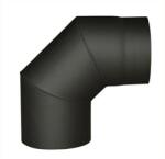 Eurometal Füstcsőkönyök 180 mm/90°, 1, 5 mm, fekete (MA654413)