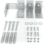  Beton rögzítő készlet üvegházakhoz profilos konstrukcióval (ZJHA2)