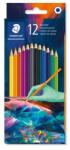 STAEDTLER Színes ceruza készlet, hatszögletű, STAEDTLER "175 C", Multiverzum 1, 12 különböző szín (TS175C12E21) - jatekotthon