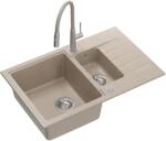 Quadron Peter chiuveta cu baterie bej/oțel HCQP57850BEZK_3922505BSBE (HCQP57850BEZK3922505BSBE)