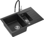 Quadron Peter chiuveta cu baterie negru/oțel HCQP57850CZK_3922505BSBL (HCQP57850CZK3922505BSBL)