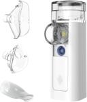Omron mini Air 360+ distribuit de OMRON | Inhalator portabil, silentios pentru adulti si copii | Inhalator incl. doua masti + mustiuc | Ameliorarea tusei si racelii | Incarcare cu Micro-USB (MINIAIR360P-E)
