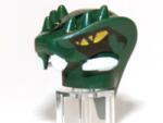 LEGO® Alkatrészek (Pick a Brick) Sötétzöld Minifigura Kígyófej 98146pb01 (98146pb01)