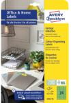 AVERY 3450-10 70x37mm 240db-os zöld univerzális etikett (3450-10) - officedepot