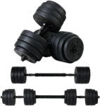  Bitumenes súlyzók 40 kg 4in1 készlet + fogantyúk (4260)
