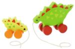 Trefl Jucărie de tras din lemn Dinozaur Stegosaurus (61747)