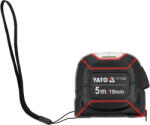 TOYA Mérőszalag felső nyílással 5 m x 19 mm gumírozott (YT-71320)
