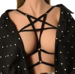 Guilty Toys Top Harness Nadya Elastic si Reglabil, Aspect Mat, Negru, XS-L, Guilty Toys