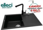 Elleci - EASY4 szett - Gránit mosogatótálca csapteleppel és mosogatószer-adagolóval (EASY4SZETT) - watermarkt