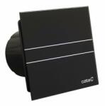 Elleci Cata E-120GT BK ventilátor üveg előlappal, utószellőztető funkcióval, fekete (00901502)