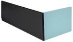 SAPHO POLYSAN COUVERT előlap, balos, 180x52cm, matt fekete (72857.21) (72857.21)