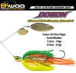 Biwaa SPINNERBAIT DOGON 3/4oz 21gr 02 Fire Tiger-Gold Blades (B001563)