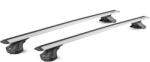  Bare transversale Green Valley Rapido Vento Premium Silver Aluminiu pentru VOLKSWAGEN Caddy Life Van 2004-2020, cu prindere in puncte fixe (GVB10243)