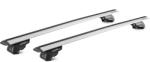  Bare transversale Green Valley Uno Vento Premium Silver Aluminiu pentru FIAT Ulysse MPV 1994-2002, cu prindere in puncte fixe (profil T) (GVB2819)