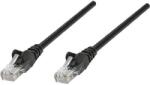 Intellinet RJ45-ös patch kábel, hálózati LAN kábel CAT 6 U/UTP [1x RJ45 dugó - 1x RJ45 dugó] 7.50 m Fekete Intellinet
