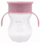 Lorelli 360 itatópohár fogantyúval - pink