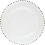 LE COQ PORCELAINE LE COQ Helios Farfurie plată, ø: 340 mm, platinată, margine perlată