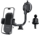 Tech-Protect V8 Dash Wind telefontartó autóba, fekete