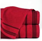 Eurofirany Amanda csíkos törölköző Piros 50x90 cm