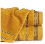 Eurofirany Amanda csíkos törölköző Mustársárga 70x140 cm