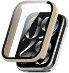  PC FULL COVER Műanyag borítás üveggel a Xiaomi Smart Band 9-hez Pro IVORY