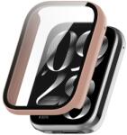  PC FULL COVER Műanyag borítás üveggel a Xiaomi Smart Band 9-hez Pro rózsaszín