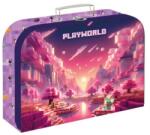 KARTON P+P Premium Cool Playworld Girl valiză laminată pentru fete, 34 cm, Oxybag
